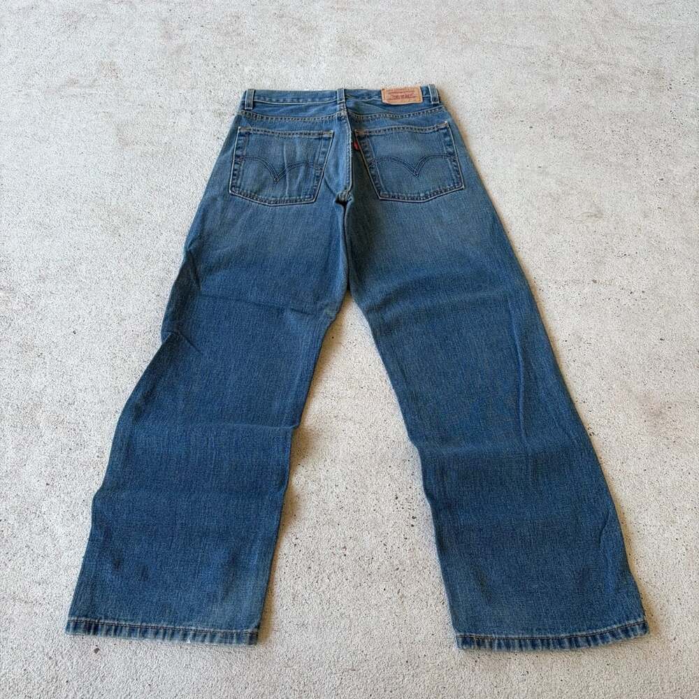 Levi's 569 Y2k Loose Straight Denim Jeans Size 27x29